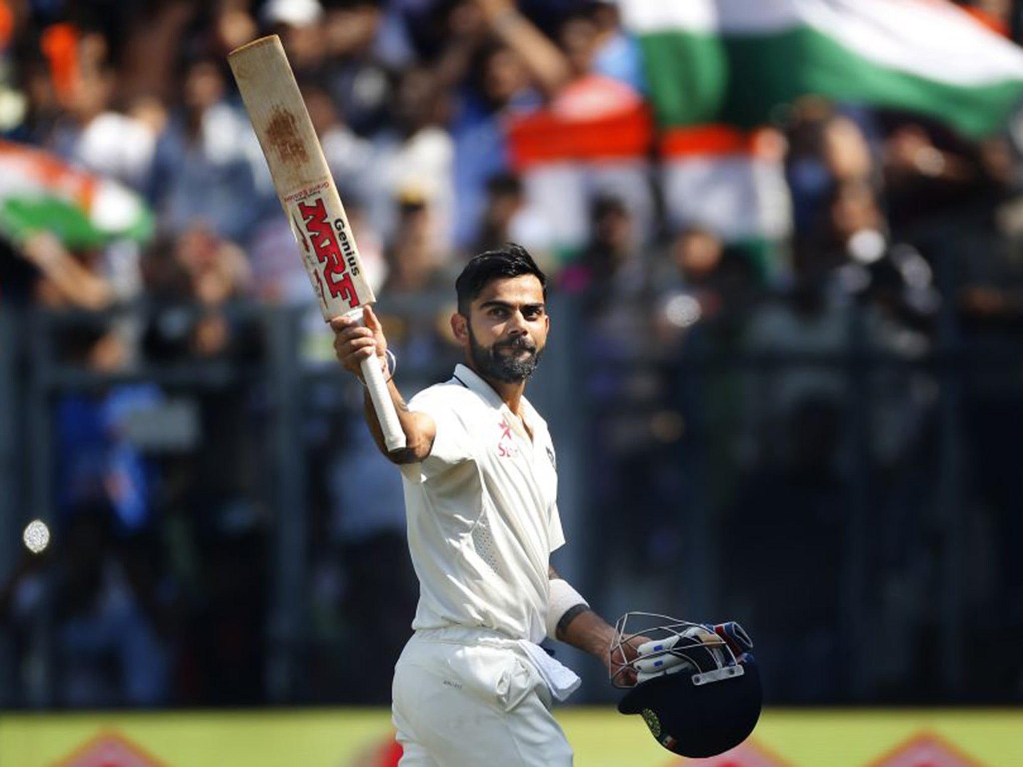 Kohli scored a personal-best 235 in a ground-record total of 631