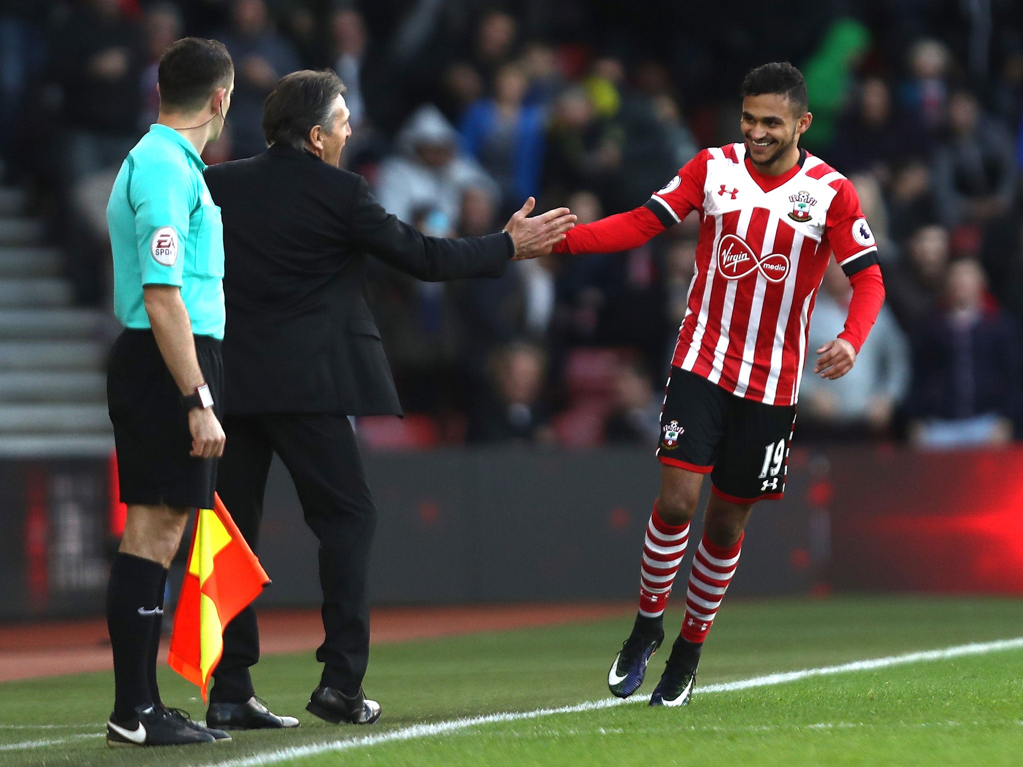 &#13;
Boufal will hope to feature at Wembley &#13;