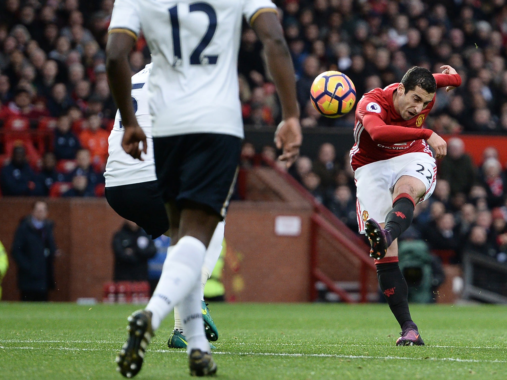 Mkhitaryan strike was his first Old Trafford goal since arriving in the summer