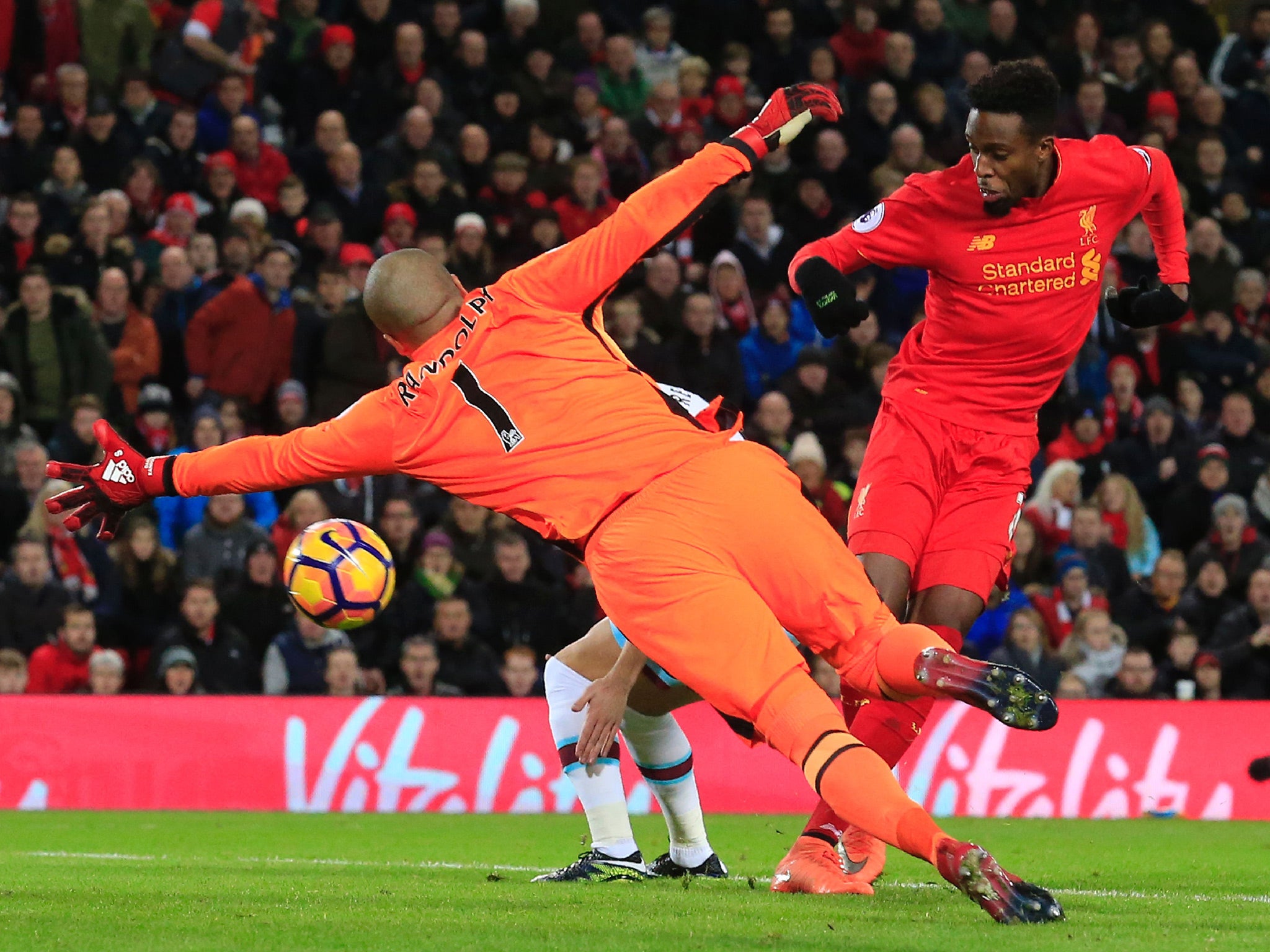 Origi pulled the hosts level at the start of the second half