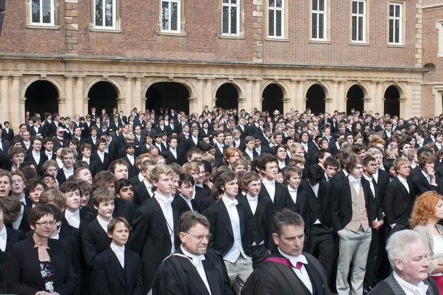 Some pupils at Eton are reported to have received information on exam questions ahead of sitting the paper