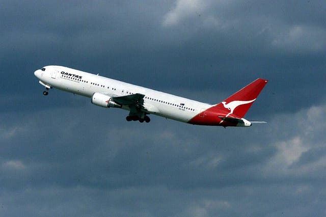 File image: Affected airlines are Qantas and Gulf carriers Etihad, Emirates and Qatar Airways