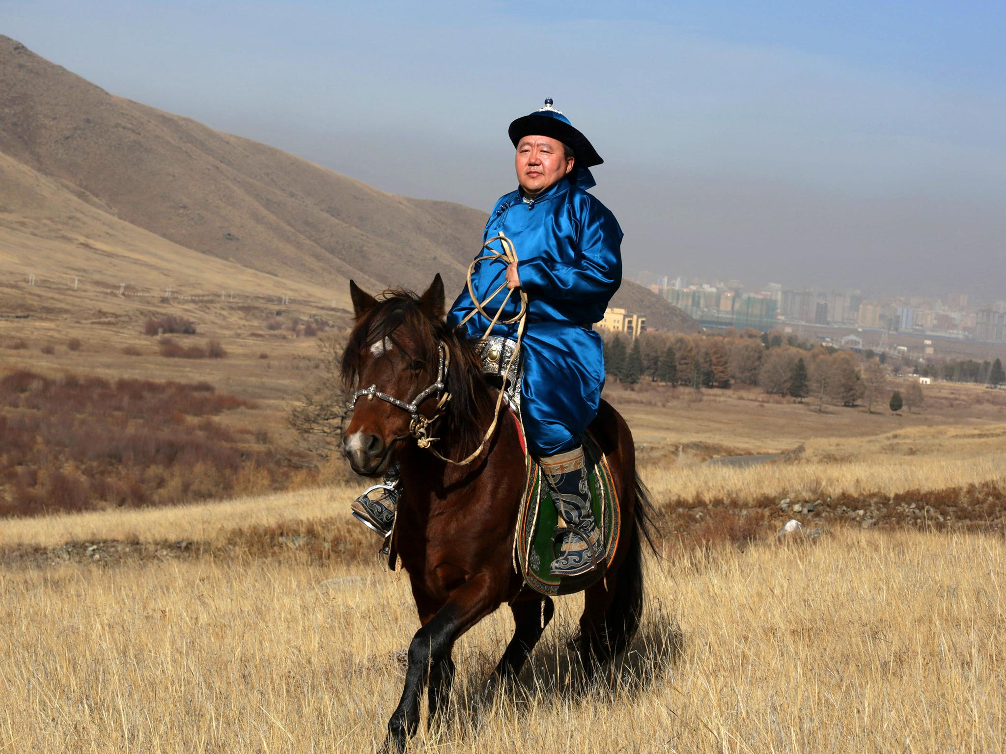 President Tsakhiagiin Elbegdorj oversaw the visitation of the Dalai Lama this year – despite pressure from China