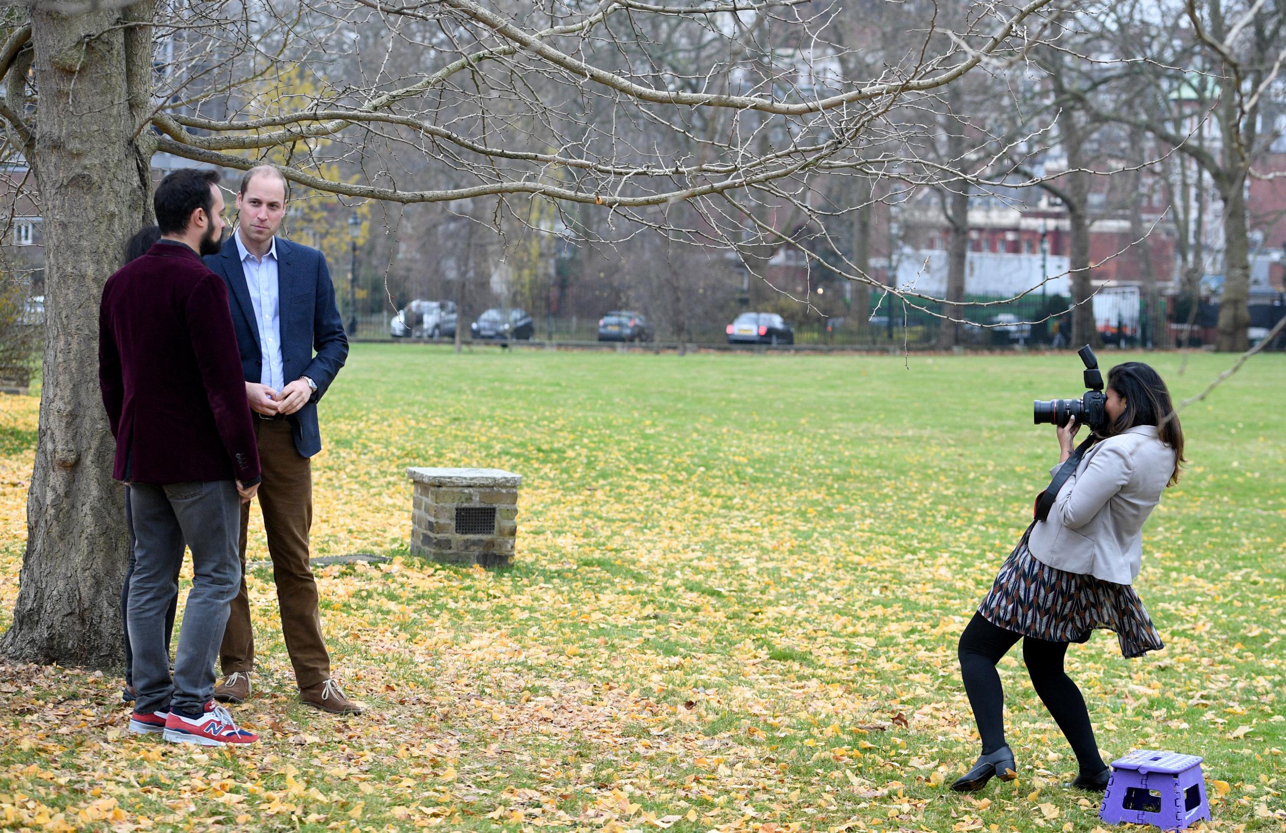 Samia photographing Prince William