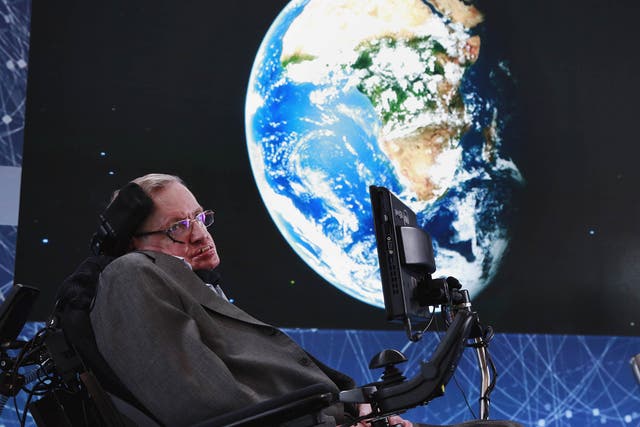 Hawking has called for barriers between nations to be broken down