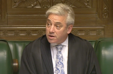 Theresa May refuses to back Bercow