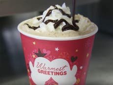 McDonald's Christmas coffee cup's naughty makeover goes viral