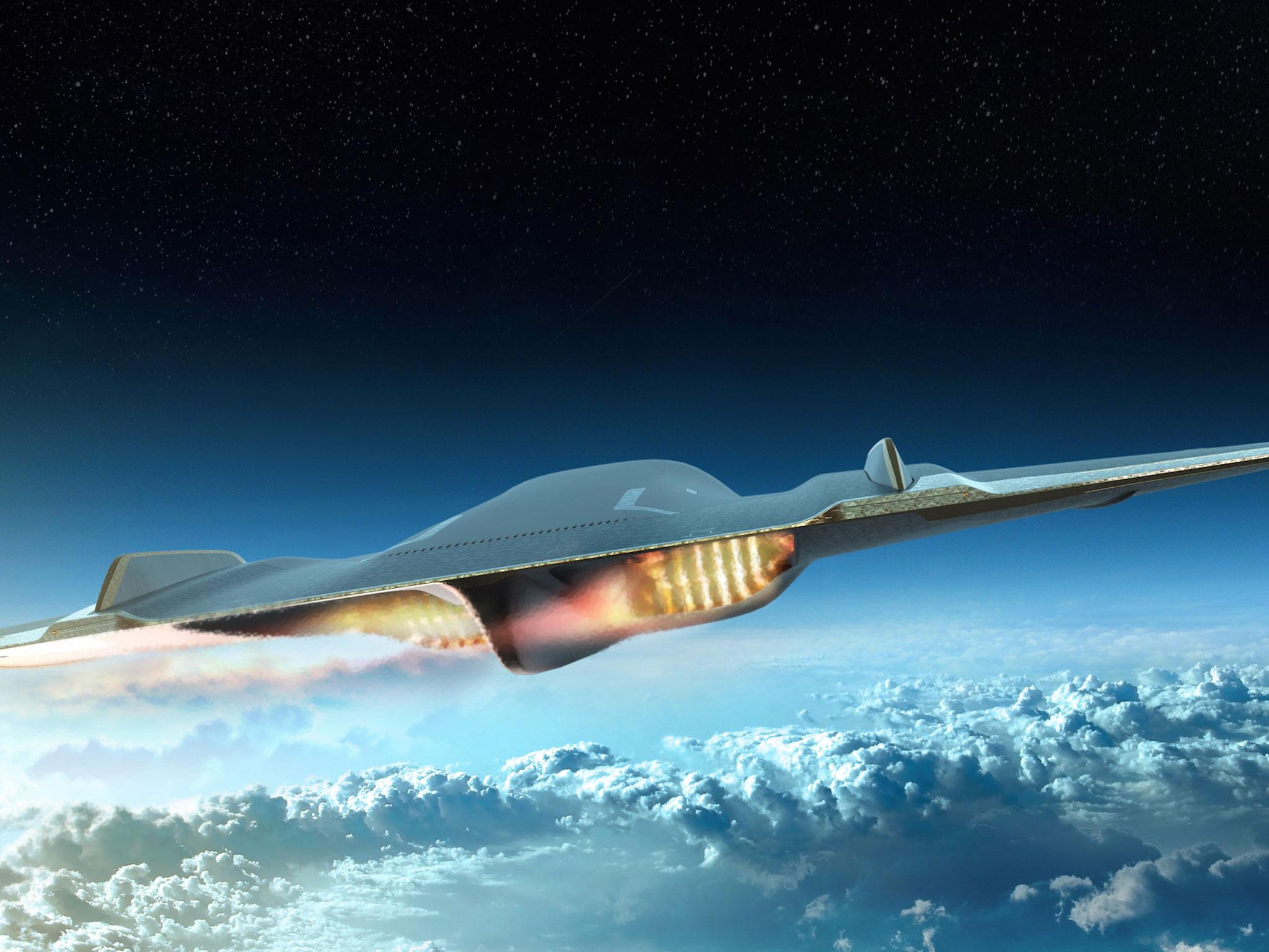 The Paradoxal uses a Rotary Ramjet engine which converts into a rocket to reach a suborbital altitude