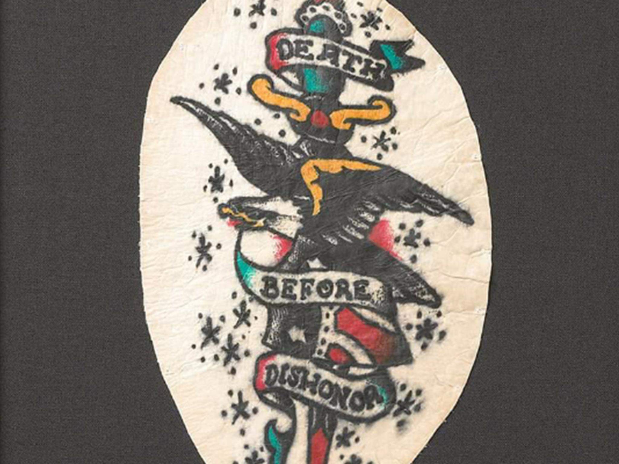 An example of a tattoo saved from a deceased person
