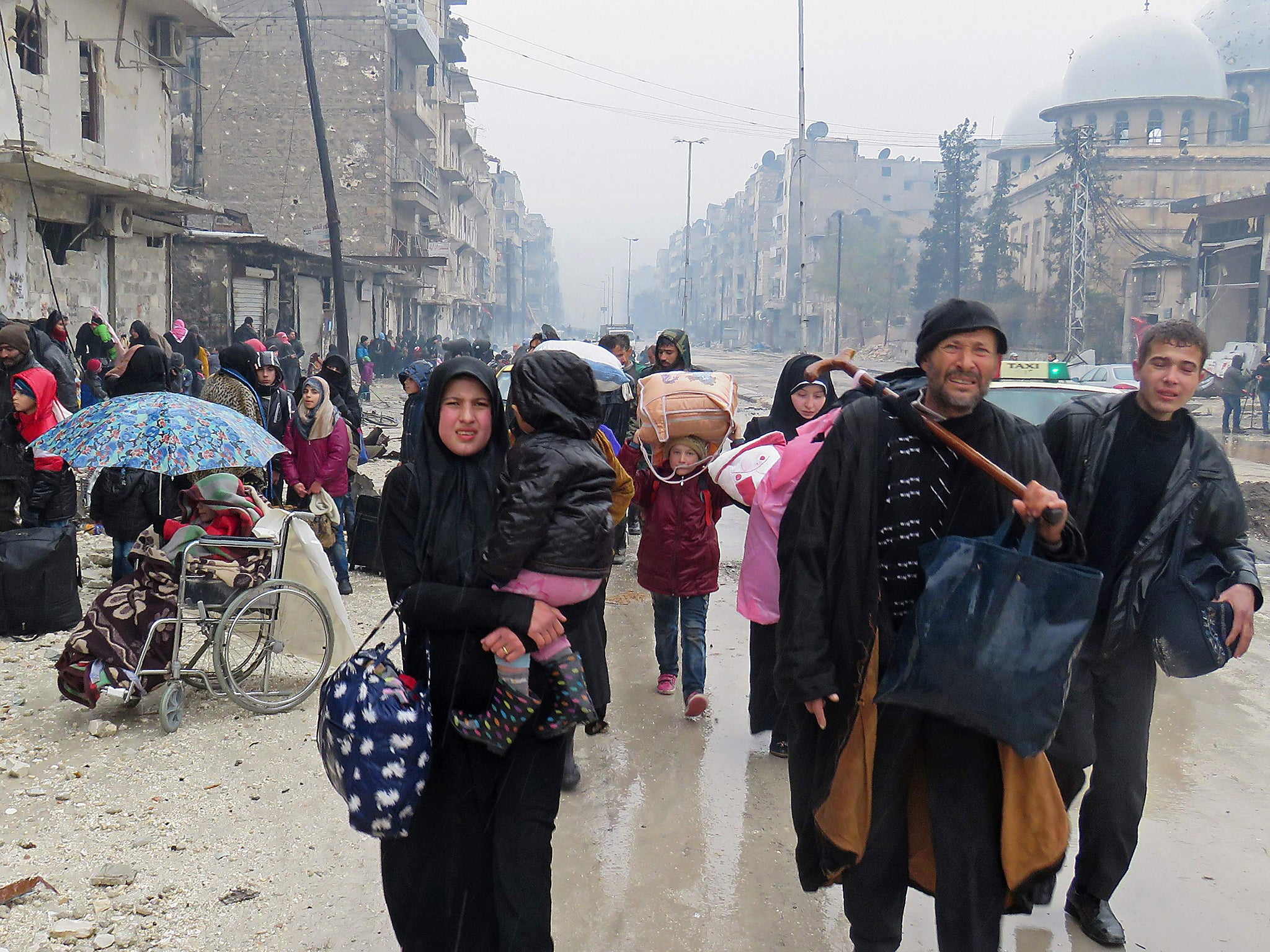 Syrian rebels withdrew from six more neighbourhoods in their one-time bastion of east Aleppo in the face of advancing government troops, the Syrian Observatory for Human Rights said