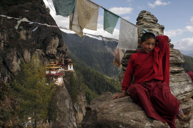 Tiger's Nest Monastery is the most holy Buddhist site in Bhutan