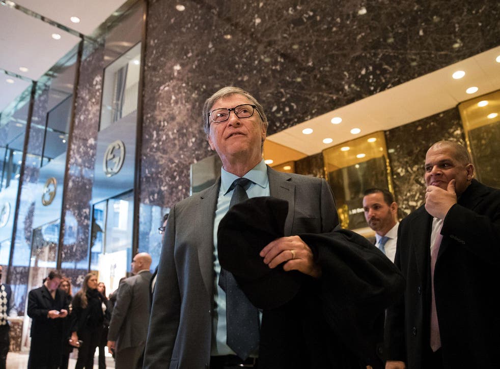 Bill Gates held talks with Donald Trump at Trump Tower during which they reportedly discussed 'innovation'