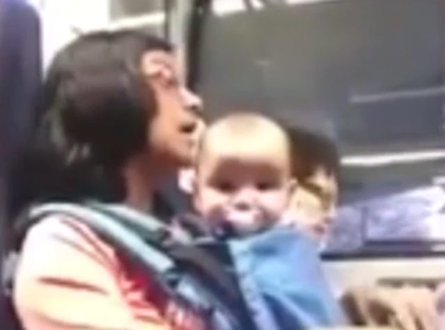 A mother carrying a young baby has been told she couldn’t sit in a first class priority seat on a Southern Rail train because she didn’t have the right ticket