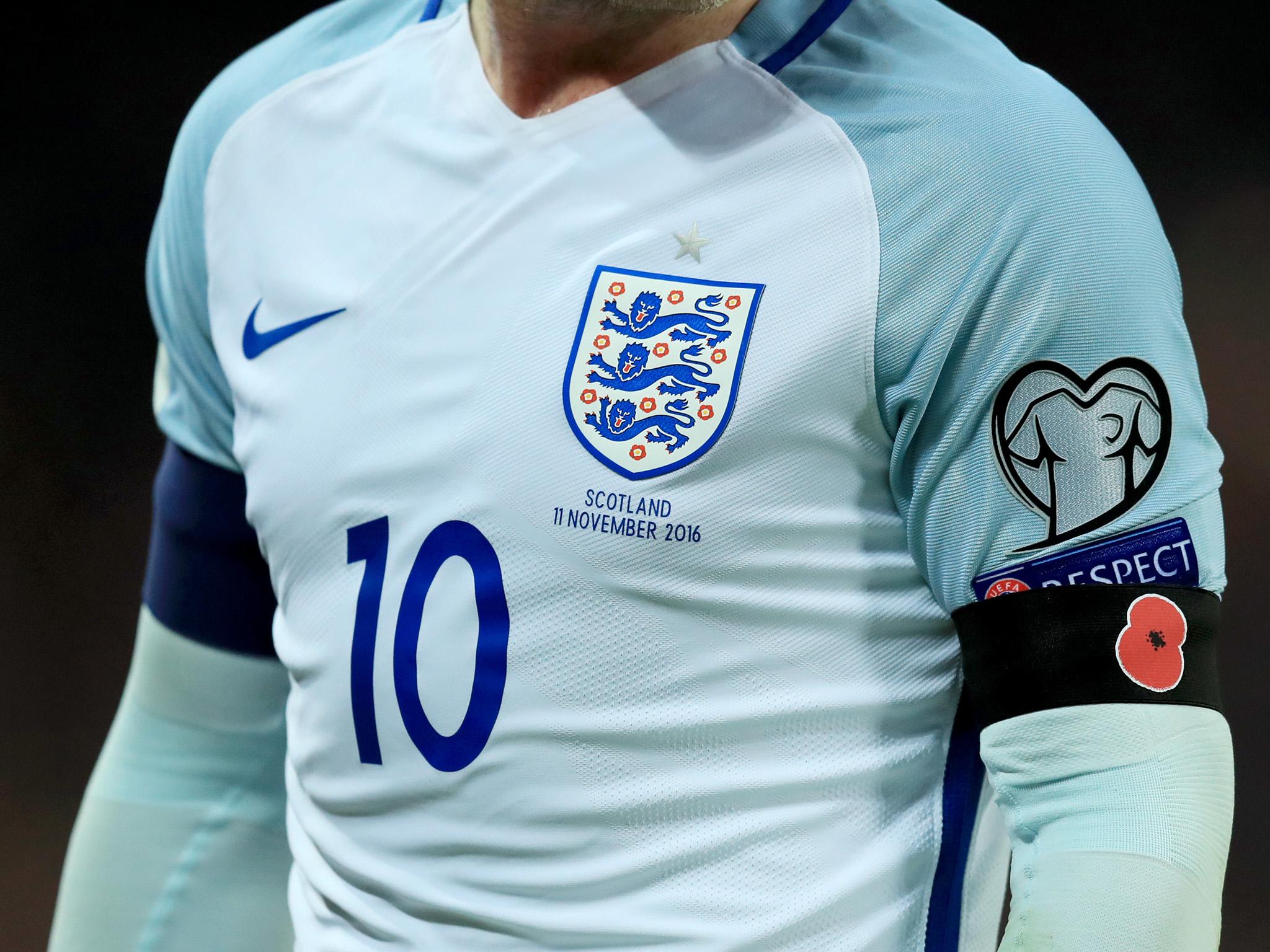 England, or any other team, will now be able to wear poppies on their shirts providing they get their opponent’s permission and inform the organisers of the match