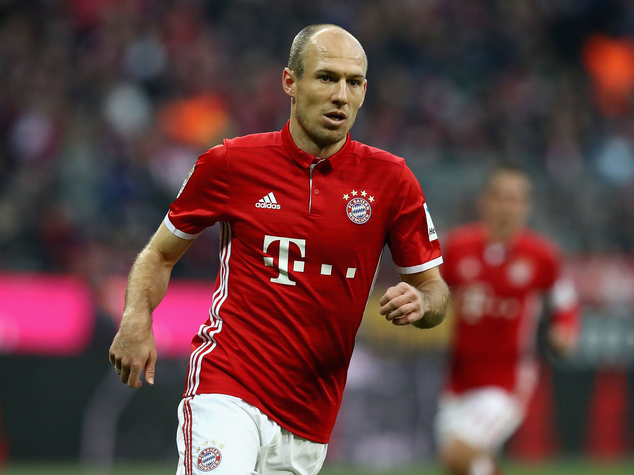 Arjen Robben believes Bayern Munich's Champions League expectations vastly outweigh Arsenal's