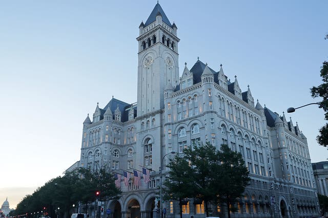 The Trump International Hotel opened in September amid worries of potential conflicts of interest