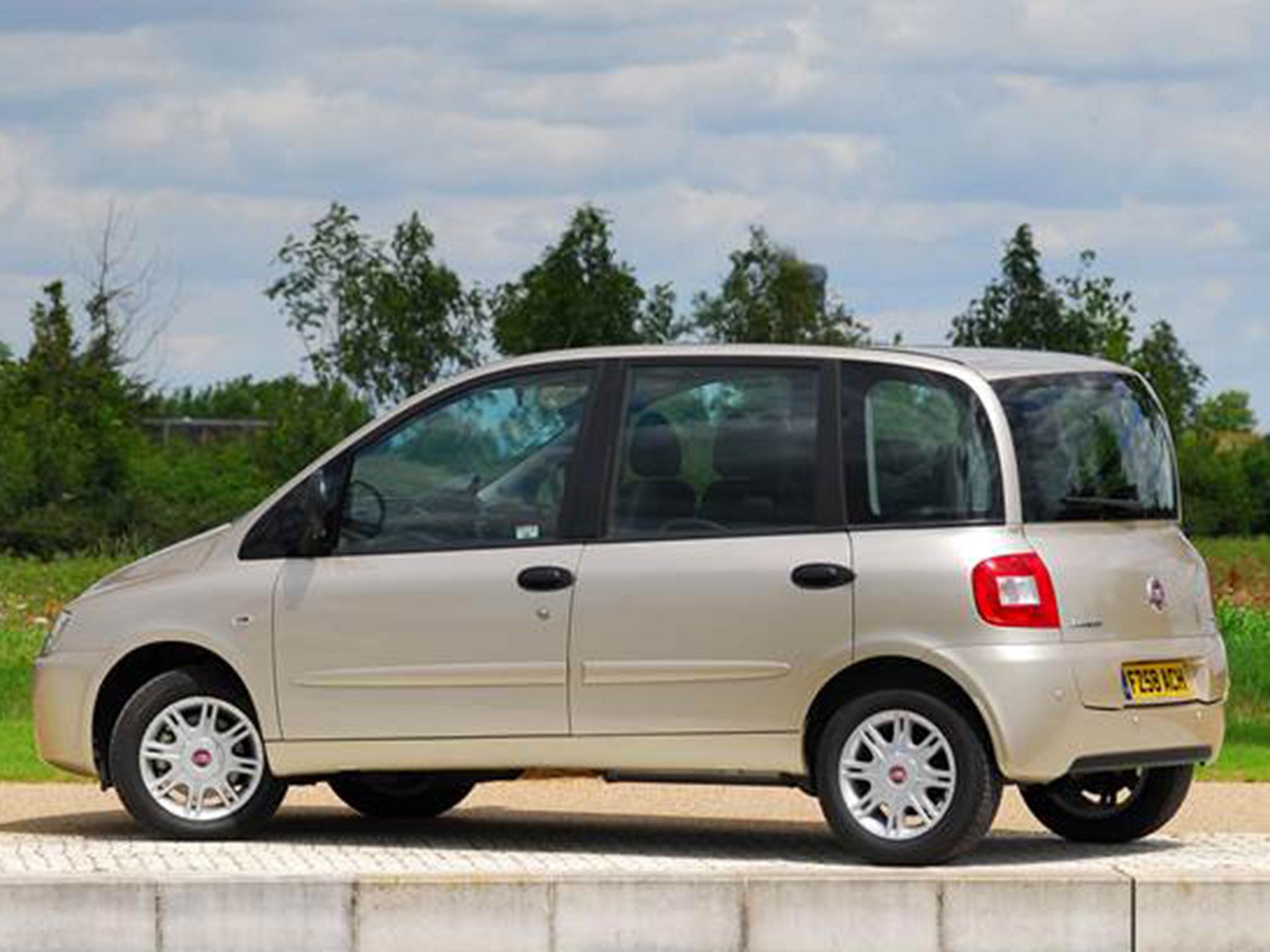 The Fiat Multipla is versatile and has plenty of space in the back