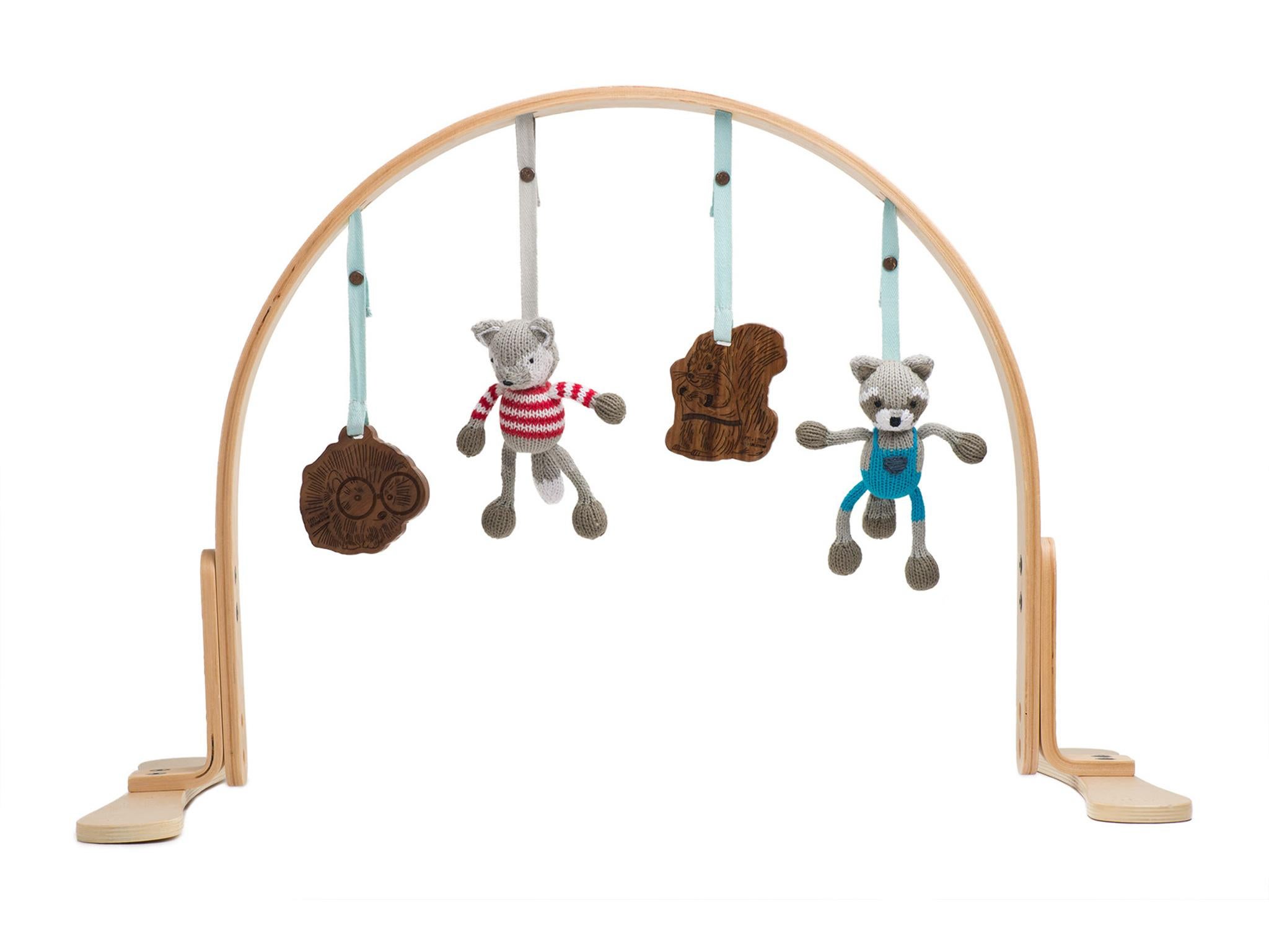 wooden baby gym mamas and papas