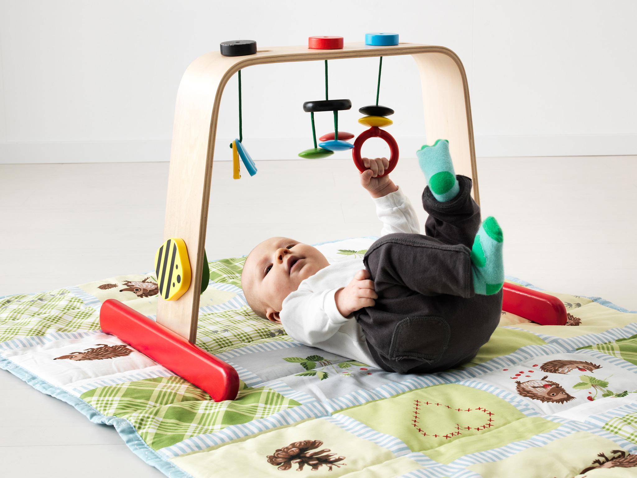 wooden play arch baby