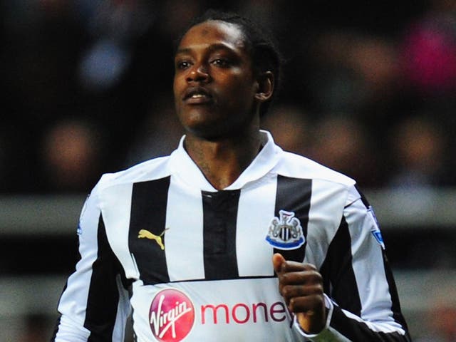 Nile Ranger (pictured playing for Newcastle in 2013) has been charged with fraud and money laundering