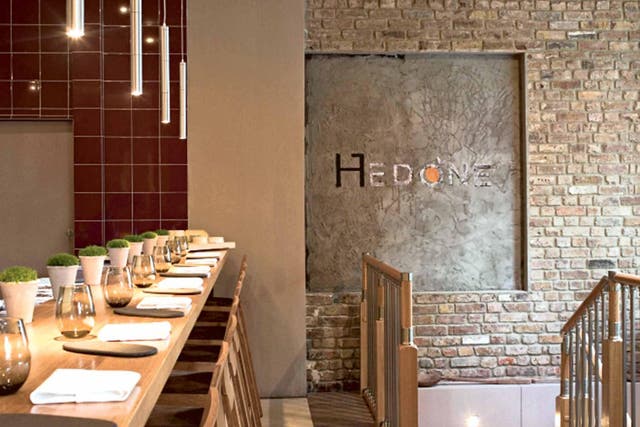 Hedone was awarded a rare double-five-star review for food and atmosphere in The Sunday Times