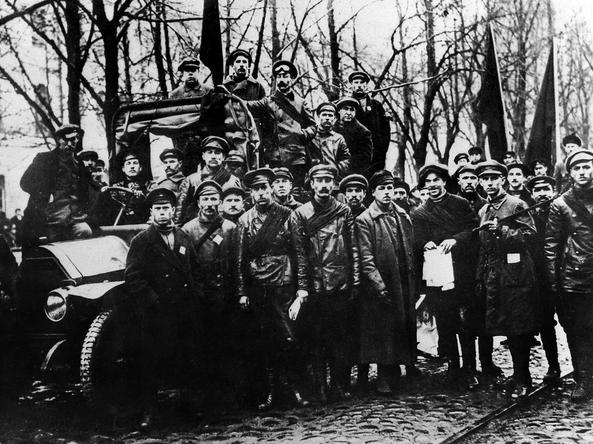 Bolshevik fighters in Petrograd in 1917, following the revolution that ushered in seven decades of communism