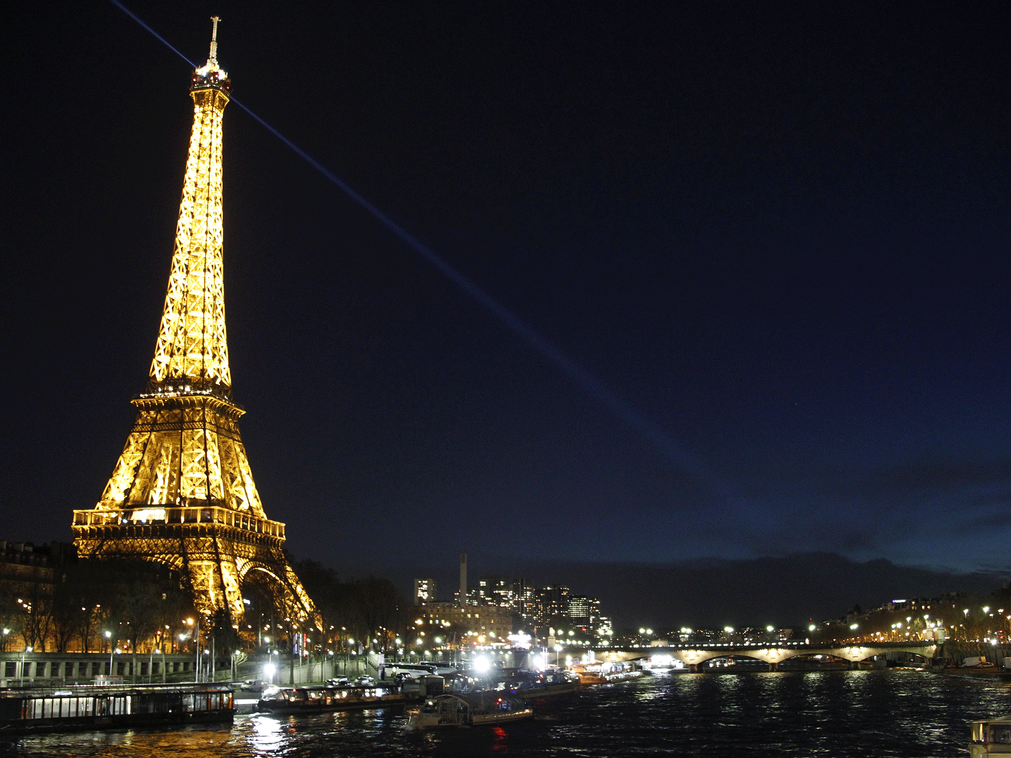 The Eiffel Tower's lights will be switched off early