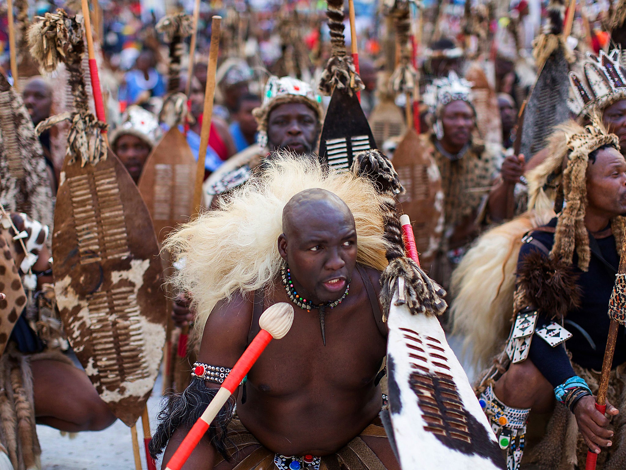 The Zulu people are the country’s biggest ethnic group