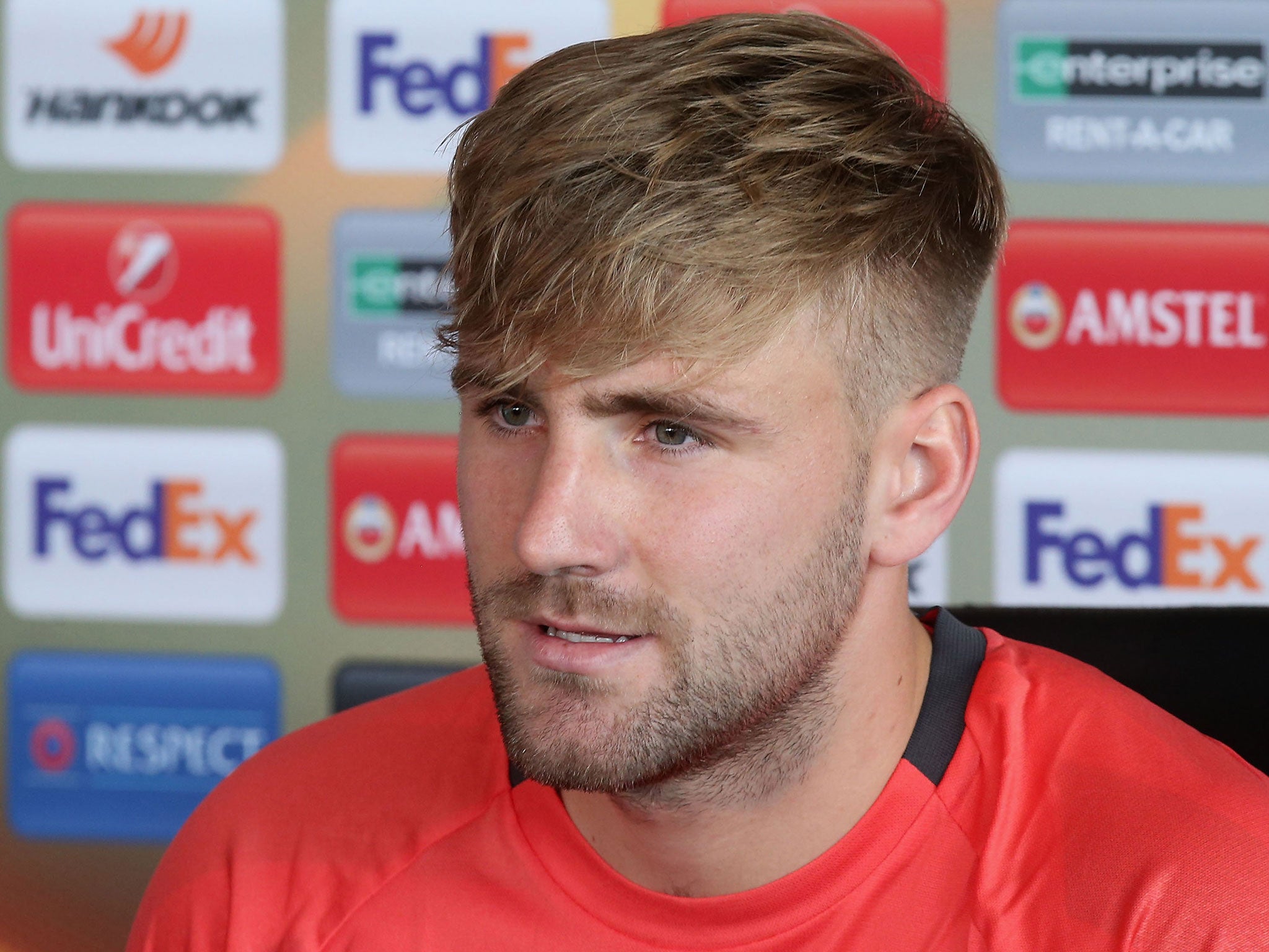 Luke Shaw says United are targeting the Europa League