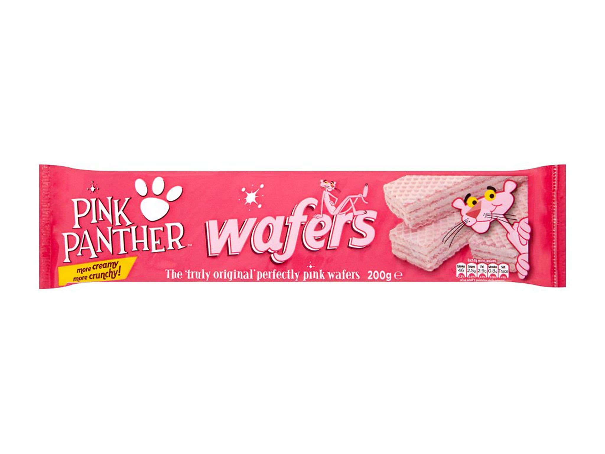Rivington Biscuits makes the popular Pink Panther pink wafers