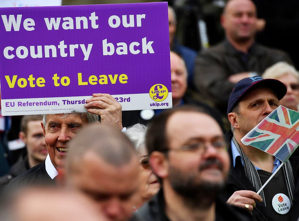 More than 10 per cent of Leave voters wanted a return to smoking in pubs and restaurants