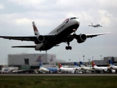 Three planes narrowly avoid colliding with drones over Heathrow