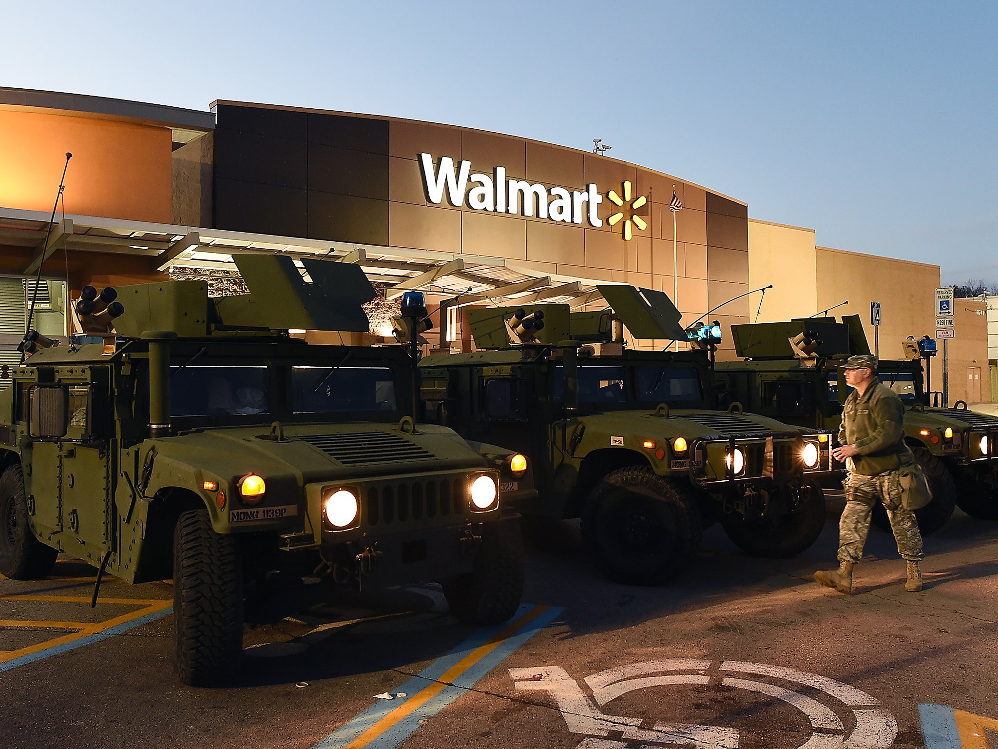 National Guard troops have been sent to Ferguson during ongoing protests and riots sparked by the fatal police shooting of Michael Brown