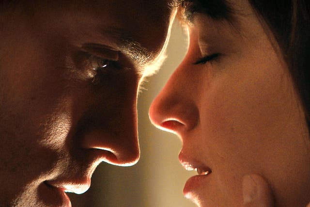 Jamie Dornan and Dakota Johnson in 'Fifty Shades of Grey'