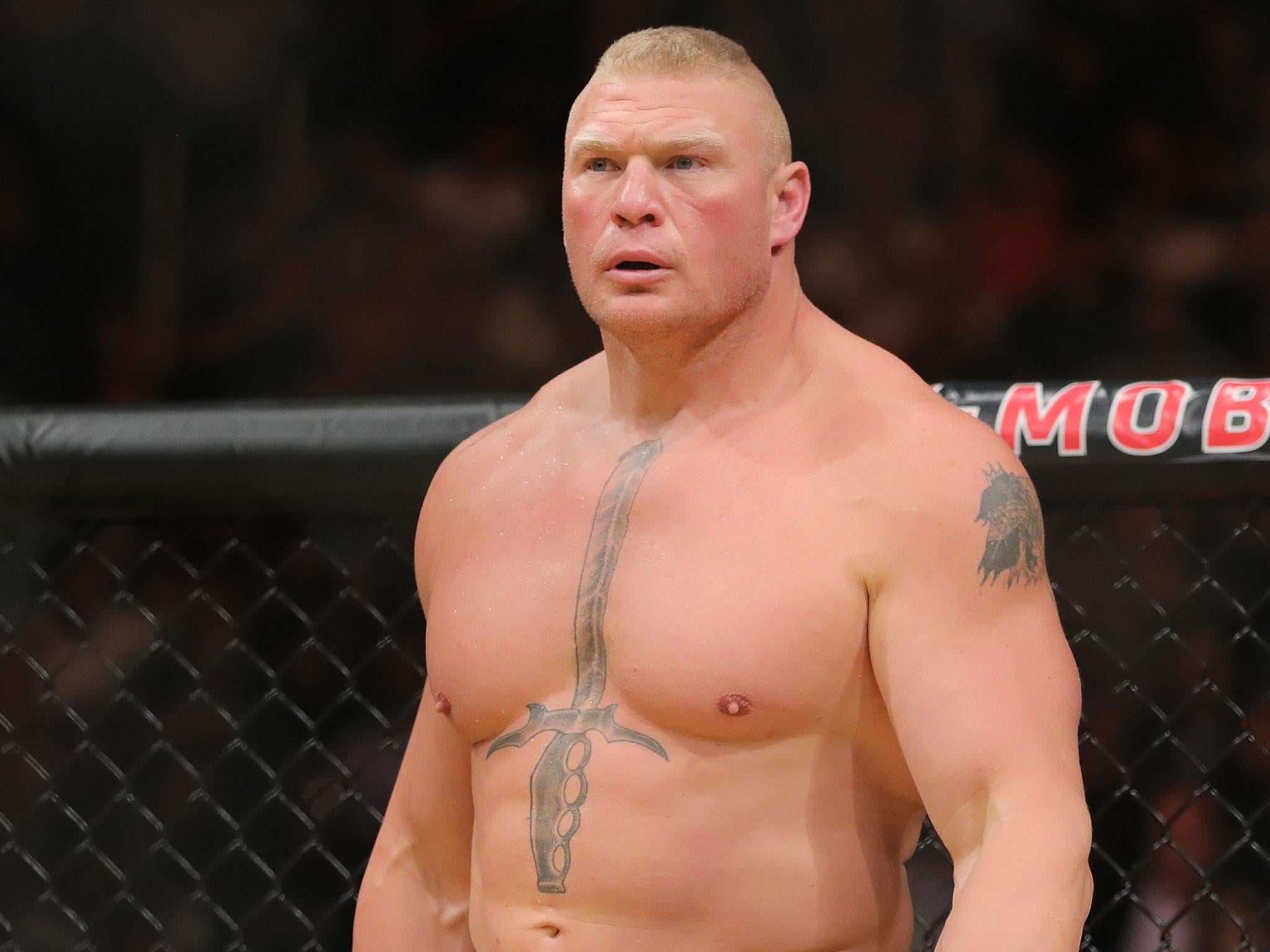 Brock Lesnar has been given a one-year ban from the UFC
