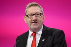 Unite general secretary Len McCluskey calls for EU hiring restrictions
