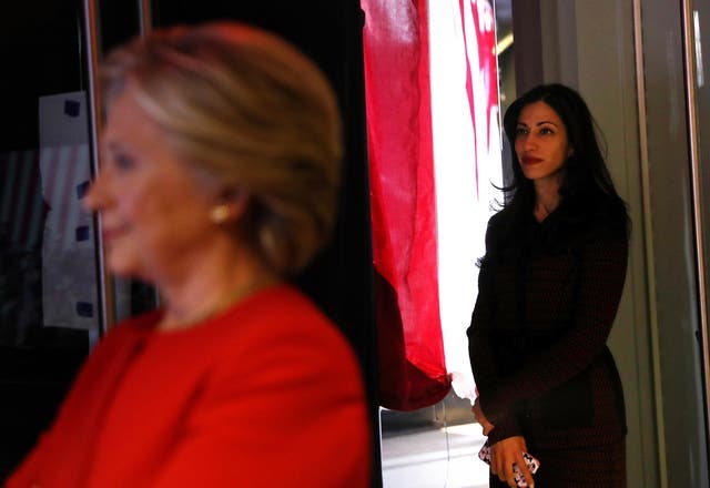 Huma Abedin has claimed the FBI did not show her the warrant to search her and her estranged husband's emails