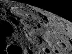 Dwarf planet Ceres is rich with ice and once might have supported life