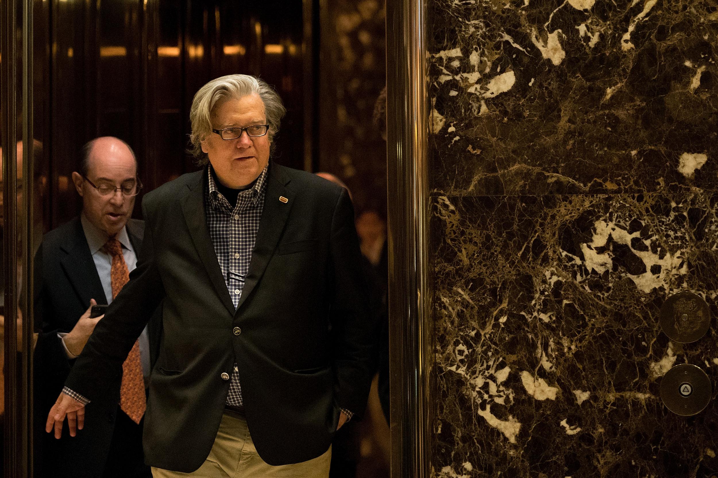 Steve Bannon's appointment as Trump's chief strategist has sparked controversy across the US