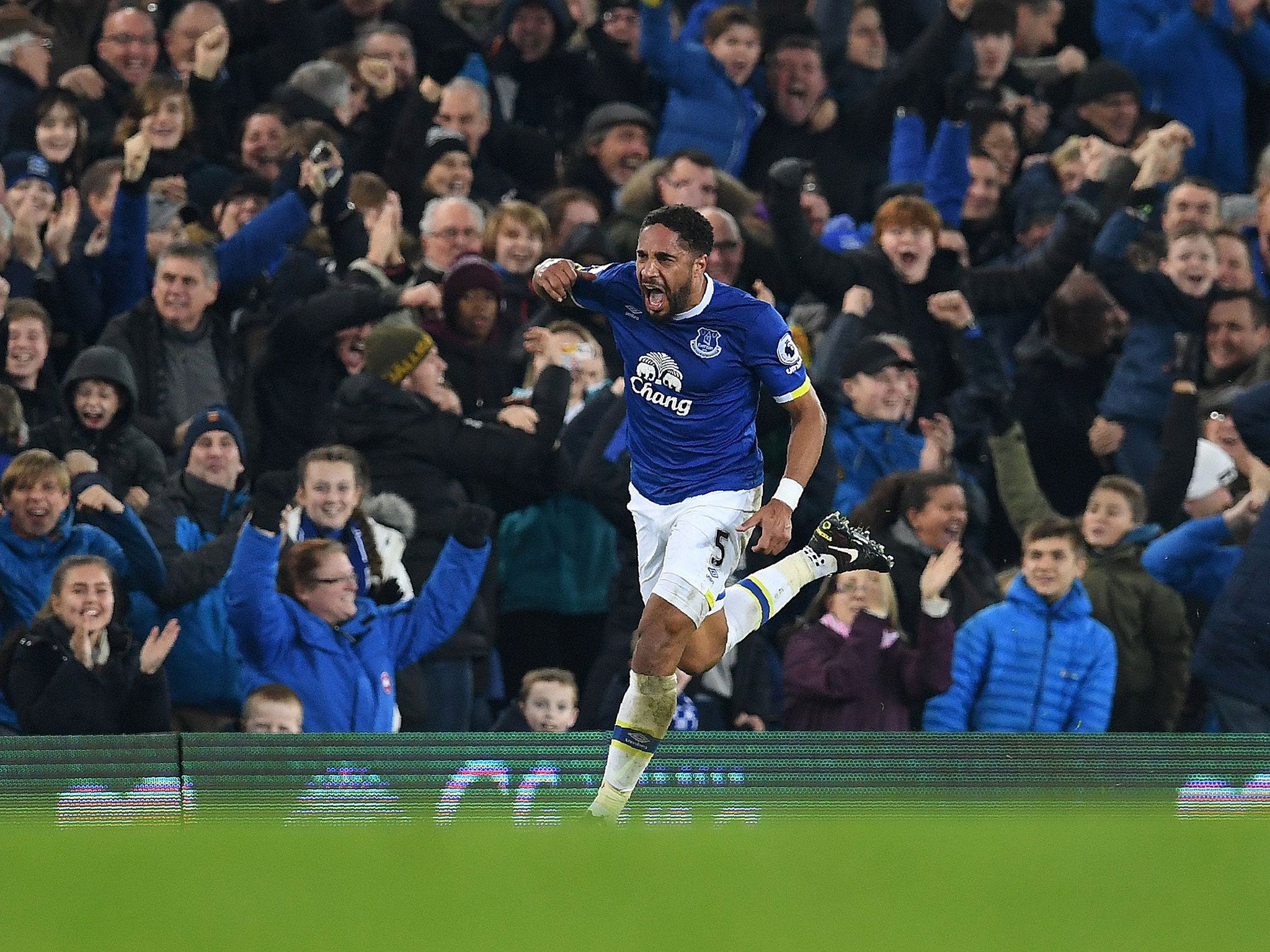 Goodison Park was at its most ferocious as Everton beat Arsenal on Tuesday