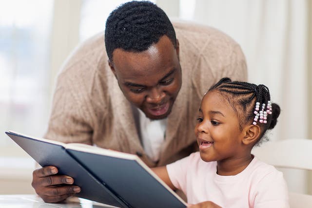 Figures report a drop from 86 per cent of parents reading with their five-year-olds to just 38 per cent with 11-year-olds