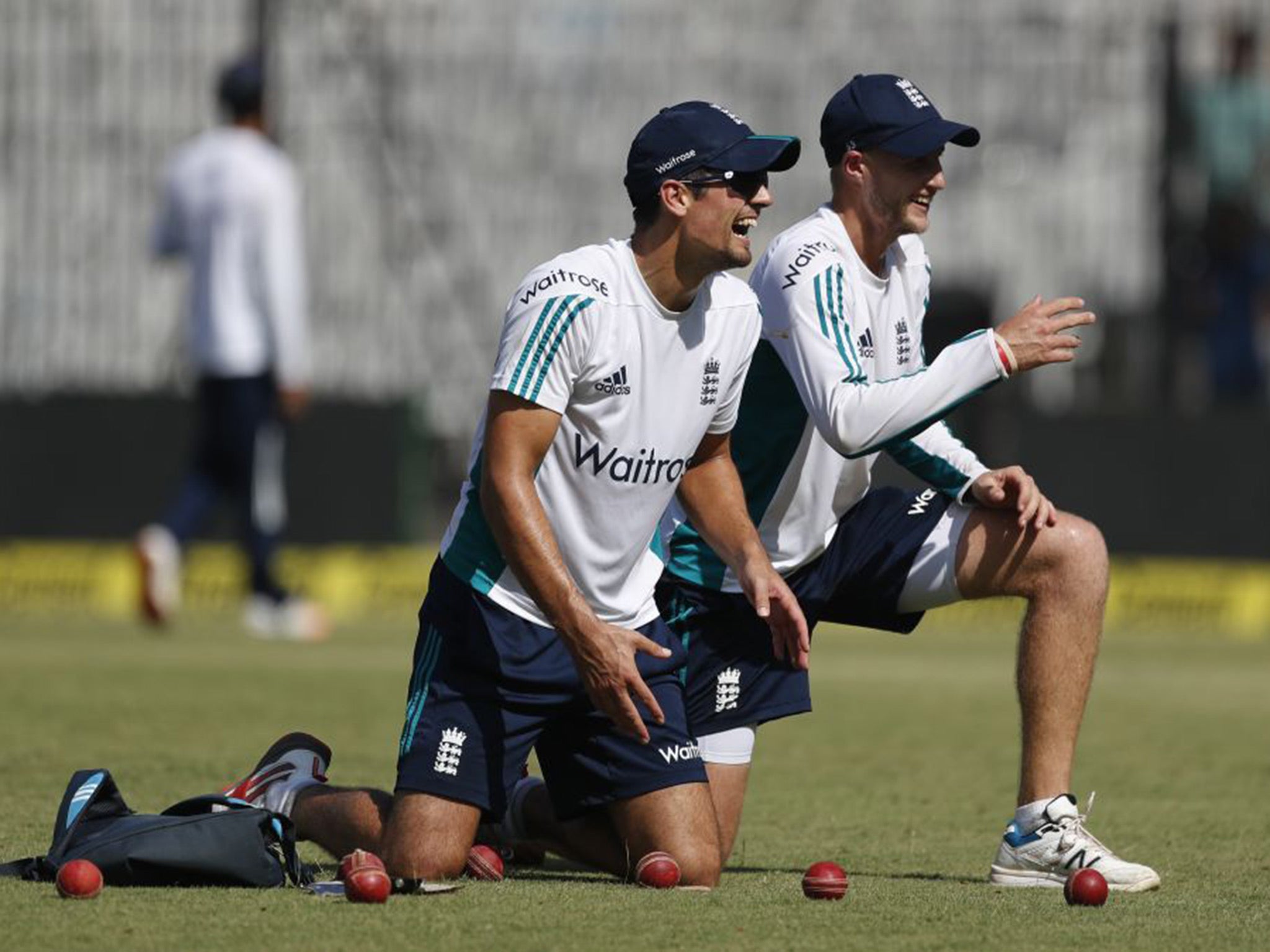 Root, right, is favourite to replace Cook as England captain