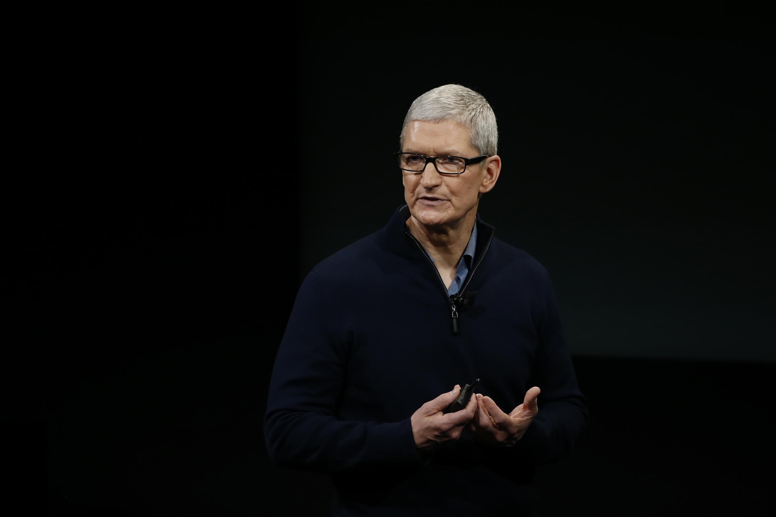 NO FILM, NO VIDEO, NO TV, NO DOCUMENTARY - Apple CEO Tim Cook