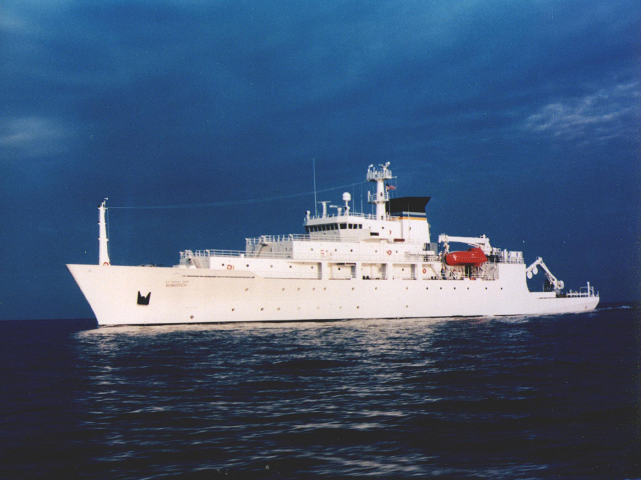 A drone controlled from the USNS Bowditch was taken by the Chinese Navy