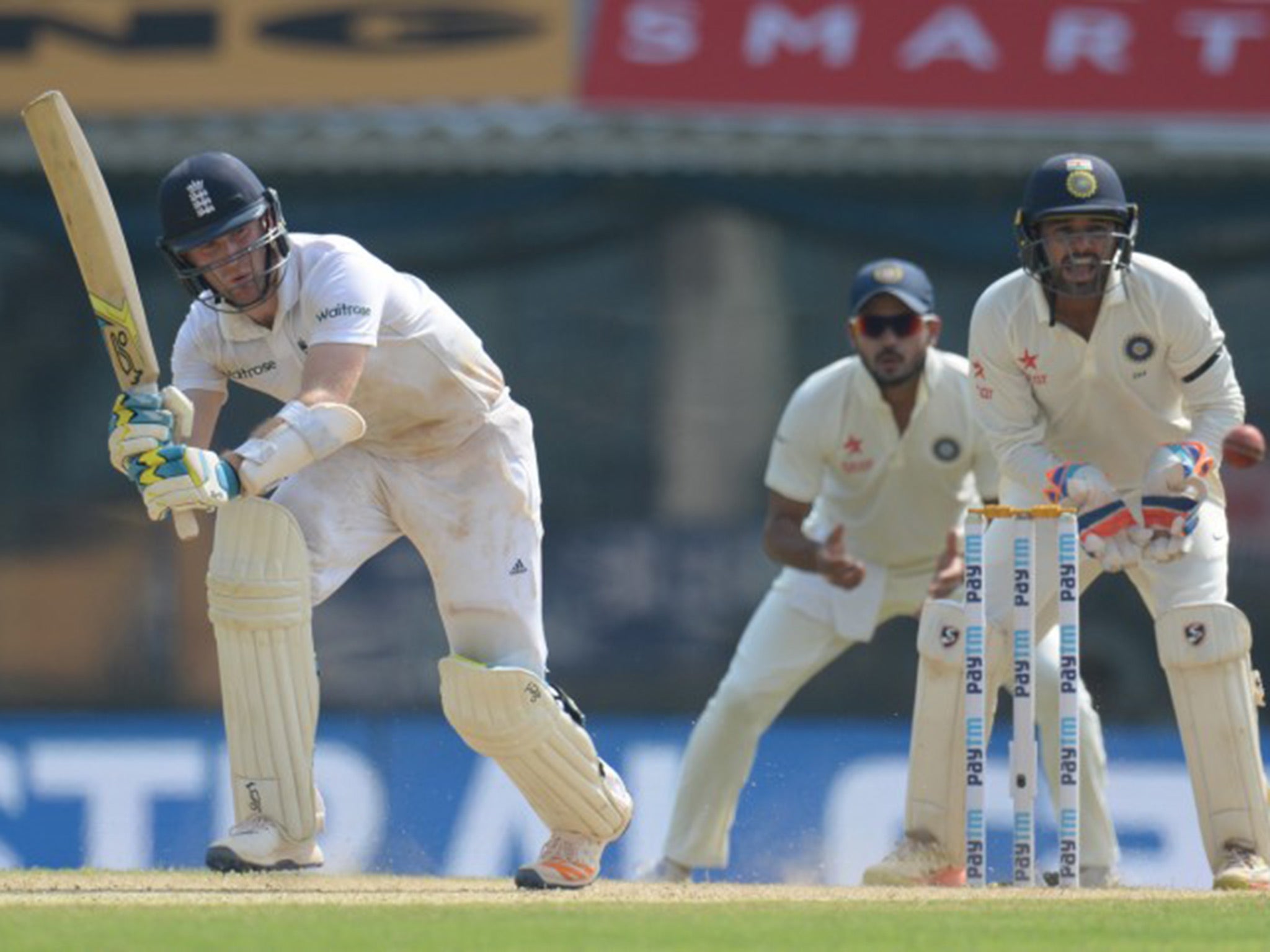 Dawson performed admirably in his first Test innings, finishing unbeaten