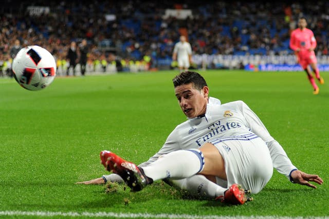 James Rodriguez has reportedly grown unhappy at the Bernabeu
