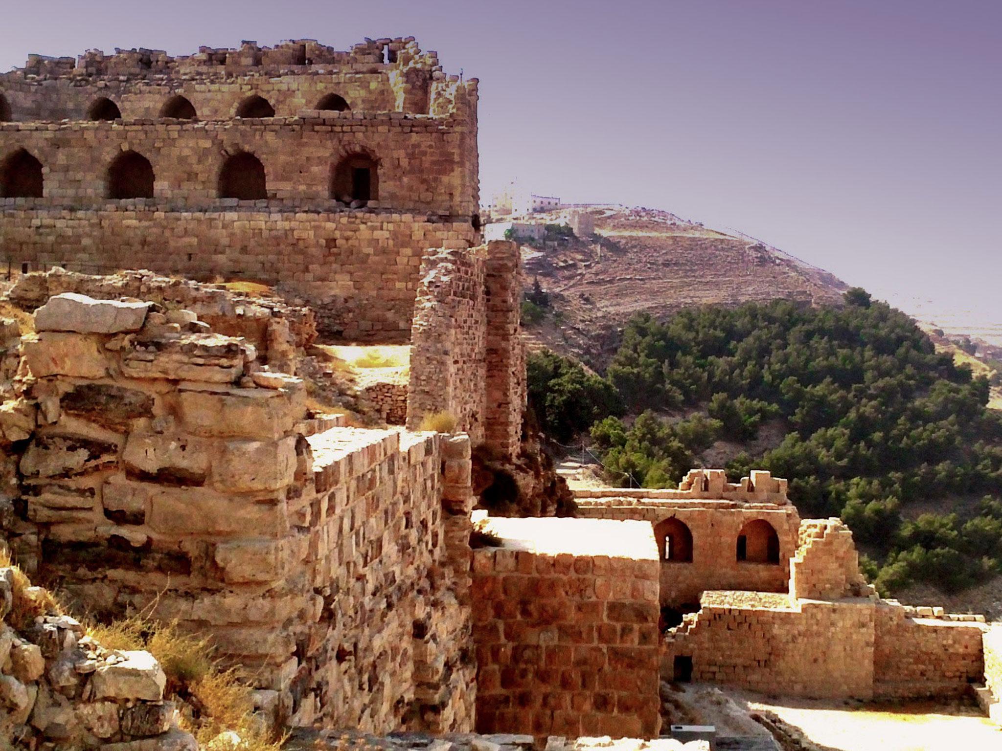 The gunmen holed up in Karak Castle, a Crusader fort located in southern Jordan