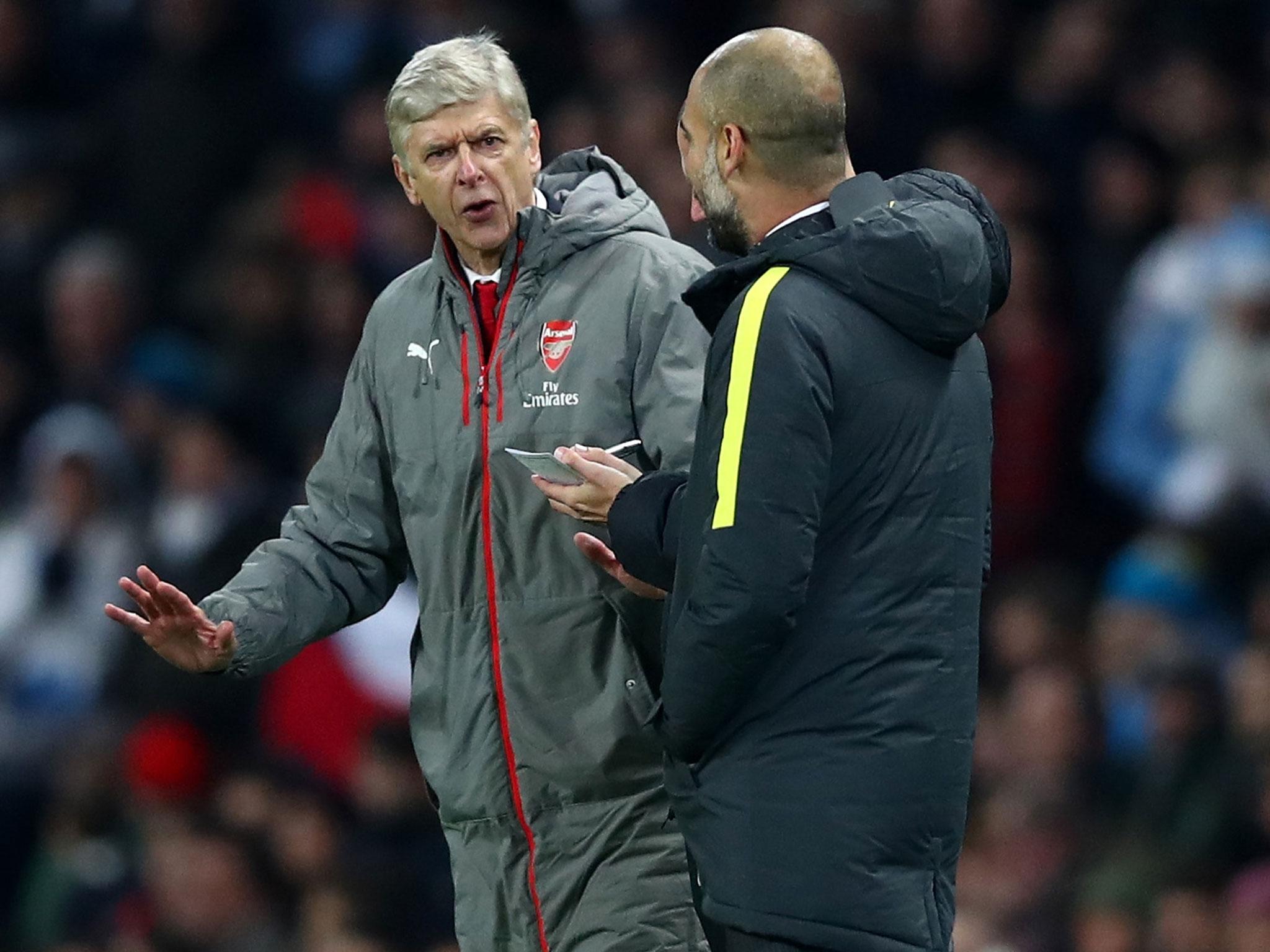 Arsene Wenger blamed two marginal offside calls for Arsenal's 2-1 defeat by Manchester City