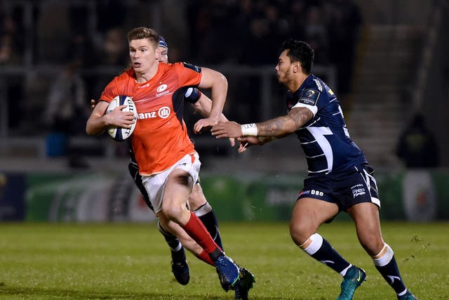 Owen Farrell helped kick Saracens to victory