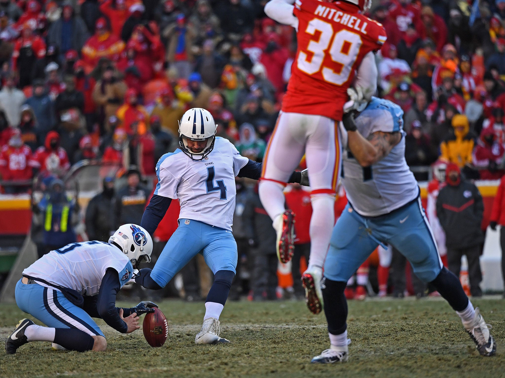 Ryan Succop's 53-yard field goal gives Tennessee Titans win over Kansas  City Chiefs – The Denver Post